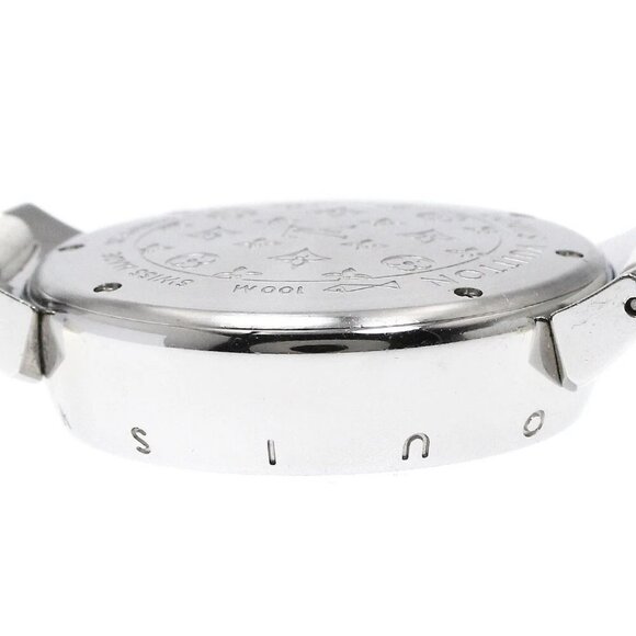 LOUIS VUITTON Tambour Q1321 Chronograph Brown Dial Quartz Boy's Watch - Picture 6 of 8